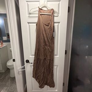Velvet by Graham & Spencer Asymmetrical Brown Dress